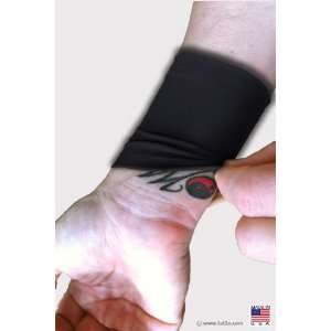 Tattoo Cover Up  Ink Armor Wrist 3 in. Cover Tattoo Sleeve Black XL2X