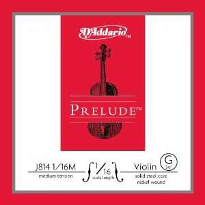  10 Prelude 1/16 Violin G Single Strings Medium Musical 