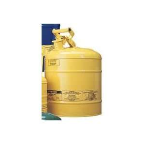  Justrite Diesel Can   5 Gallon, Type I, Yellow Patio 