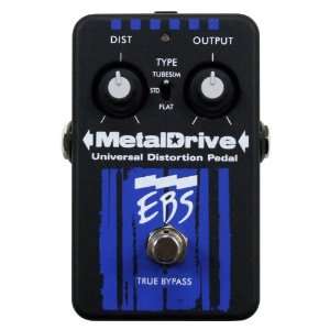  EBS Metal Drive High Gain Bass Distortion Overdrive Pedal 