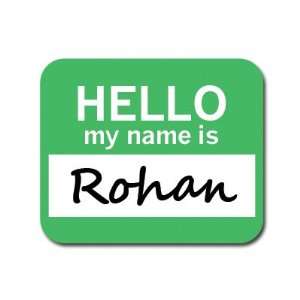  Rohan Hello My Name Is Mousepad Mouse Pad