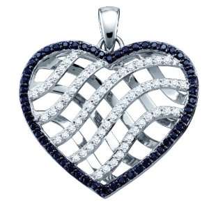   02CT Diamond Heart Pendant Diamond Rich Lattice Design Center: Jewelry