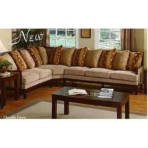  Acme Furniture Chenille Fabric Sofa 05200