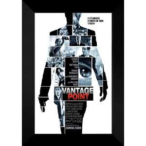  Vantage Point FRAMED Movie Poster Forest Whitaker