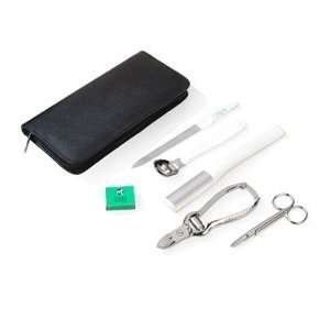  Set in Black Leather Case by Niegeloh, Germany: Health & Personal Care