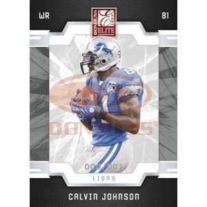  Calvin Johnson   Detroit Lions   2009 Donruss Elite NFL 