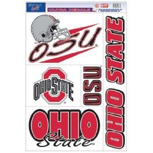  Ohio State Buckeyes Static Cling Decal Sheet *SALE 