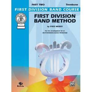   Alfred First Division Band Method Part 2 Trombone Musical Instruments
