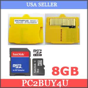 8GB 8G XD MEMORY CARD FOR OLYMPUS STYLUS TOUGH 8000 / STYLUS TOUGH 