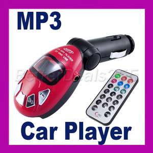 Car MP3 Player Wireless FM Transmitter SD MMC Slot USB  