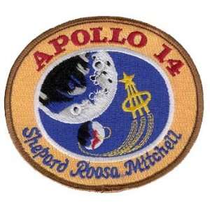 Apollo 14 Shepard Roosa Mitchell Logo Oval NASA Patch 4 x 3.5 