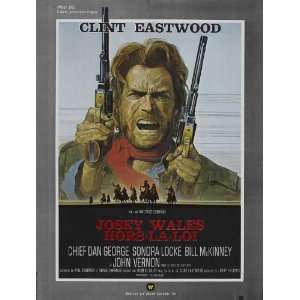   27x40 Clint Eastwood Chief Dan George Sondra Locke