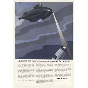  1966 Lockheed Deep Quest Sub Optical Sensor System Print 