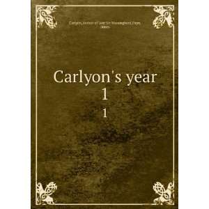  Carlyons year. 1 Author of Lost Sir Massingberd,Payn 
