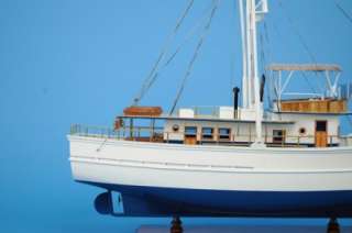 DICKIE WALKER 25 HAND CRAFTED BOAT MODEL WOODEN HAND BUILT NOT FROM A 