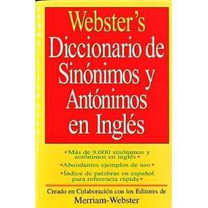  Websters Dictionary of Synonyms & Antonyms Set of 10 