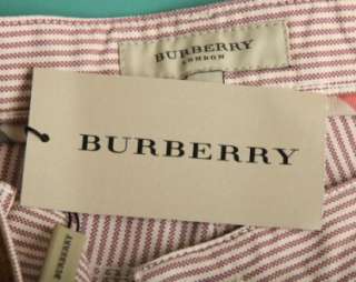 NEW BURBERRY MENS FUNKY STRIPED COTTON SHORTS PANTS 37  