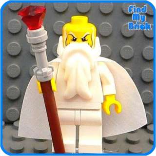 C378 Lego Castle Greek God Zeus Custom Minifigure or Wizard Saruman 