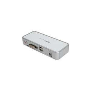  LINKSKEY LDV 212ASK 2 Port DVI + USB Audio & Mic KVM 