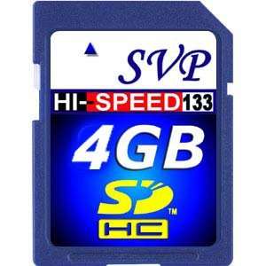  SVP 4GB Secure Digital Card for SVP Camcorders 