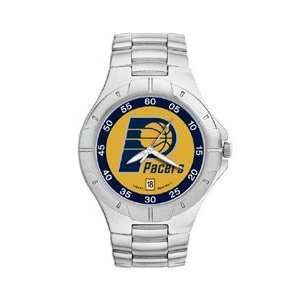 Indiana Pacers Mens Pro Ii Sterling Silver Bracelet Watch:  