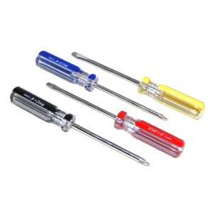  4 Piece Screwdriver Set 2 Phillips and 2 Slotted