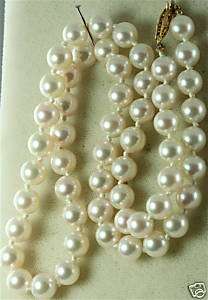 BRAND NEW 18 INCH 14K GOLD 7MM PEARL NECKLACE  
