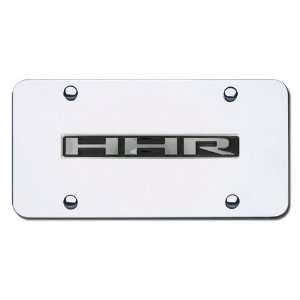   Gold HHRNCC ATG Chevy HHR Logo Chrome License Plate Automotive