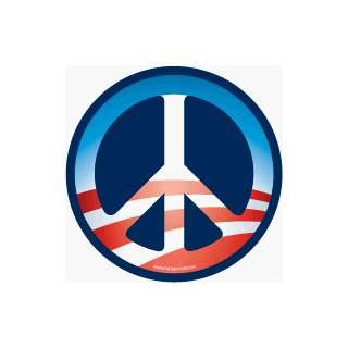  Fridgedoor Domed Obama Peace Sign Magnet: Automotive