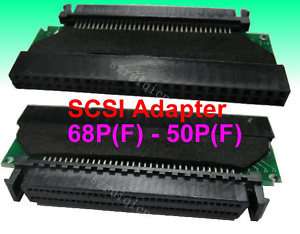 SCSI HD 68 Pin to IDC 50 Pin Adapter Card Female Female  