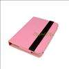   Leather Stand Case Cover for  Kindle Fire 7 Tablet PINK  