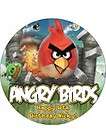 Angry Birds Cake #2 Round CAKE Icing Image topper frosting 