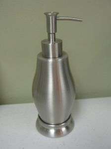 Brushed Stainless Pump Soap Dispenser  