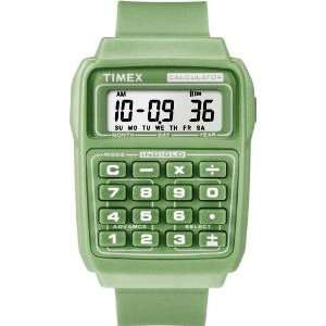 Timex Unisex Green Calculator Watch T2N239  