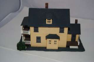 story Model Train house with porches   HO Scale  