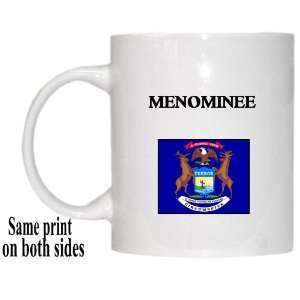    US State Flag   MENOMINEE, Michigan (MI) Mug 