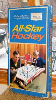   Toys Bobby Hull  All Star NHL Table Top Rod Hockey Game  