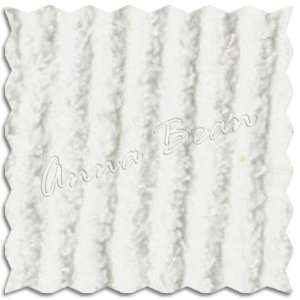  SWATCH   Chenille White Fabric by Doodlefish Arts, Crafts 