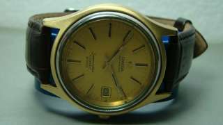 VINTAGE OMEGA SEAMASTER COSMIC AUTO STEEL GOLD WATCH  