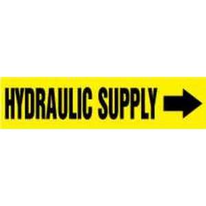 HYDRAULIC SUPPLY   Self Stick Pipe Markers   outside diameter 3/4   1 