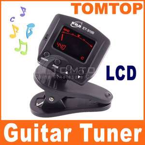 New LCD Clip on Digital Acoustic Bass Guitar Tuner I5  