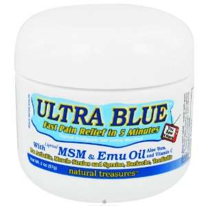  Natural Treasures Ultra Blue w/MSM & 2 oz Health 