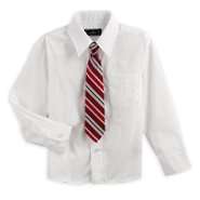 Dockers Boys 4 7 Shirt & Tie Set 