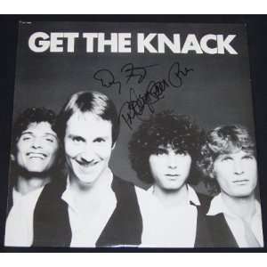 The Knack Get the Knack   Hand Signed Autographed Record Album LP with 