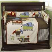 Cotton Tale Animal Tracks 4 Pc Crib Bedding Set 