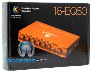 16 EQ50 MEMPHIS FIVE BAND GRAPHIC EQUALIZER for SUBWOOFER SUB 