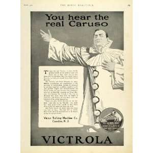 1920 Ad Victor Talking Machine Camden NJ Victrola Enrico Caruso 
