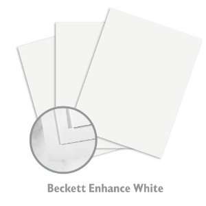  Beckett Enhance White Paper   1000/Carton