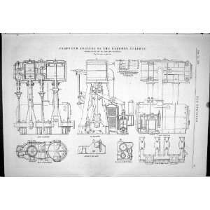  Engineering 1887 Compound Engines Dredger Dolphin 