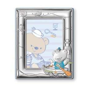  STERLING SILVER Picture Frame Featuring CHOCO in a BOAT (5 